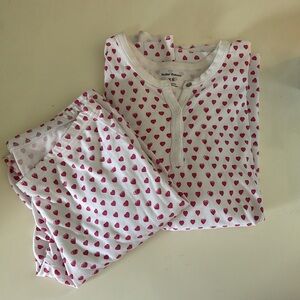 roller rabbit pink heart pjs